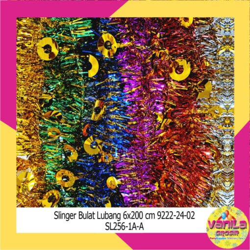 (1Pcs) Slinger Bulat Lubang 6CMx2m