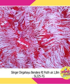 (1Pcs) Slinger Dirgahayu Bendera RI Putih