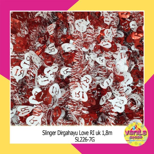 (1Pcs) Slinger Dirgahayu Love RI