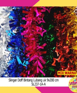 (1Pcs) Slinger Doff Bintang Lubang Uk 9cmX2m