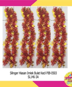 (1Pcs) Slinger Hiasan Imlek Bulat Kecil
