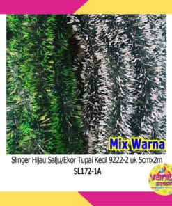 (1Pcs) Slinger Hijau Salju 5CM X 2M