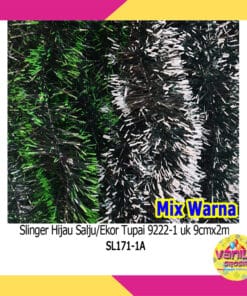 (1Pcs) Slinger Hijau Salju Uk 9cmX2m