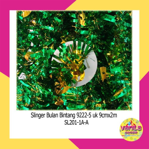 (1Pcs) Slinger Ketupat Bulan Bintang