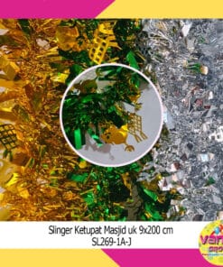 (1Pcs) Slinger Lebaran TEBAL