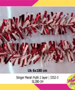 (1Pcs) Slinger Merah Putih 2 LAYER