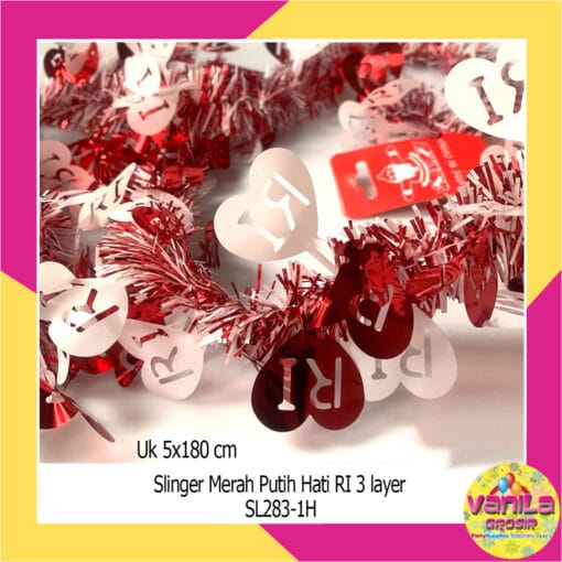 (1Pcs) Slinger Merah Putih 3 Layer