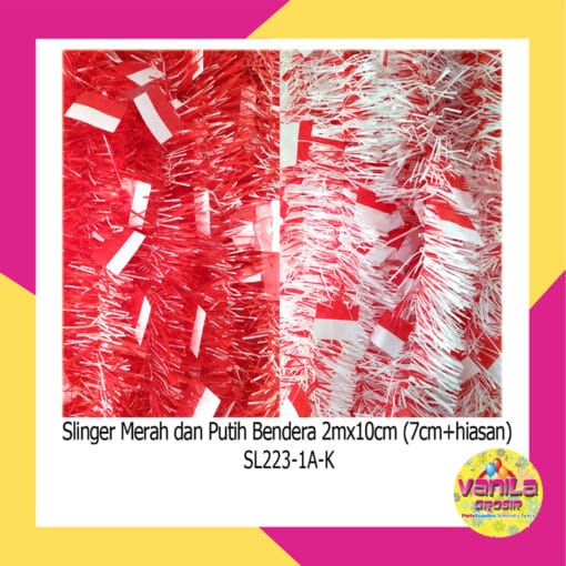 (1Pcs) Slinger Merah Putih Bendera