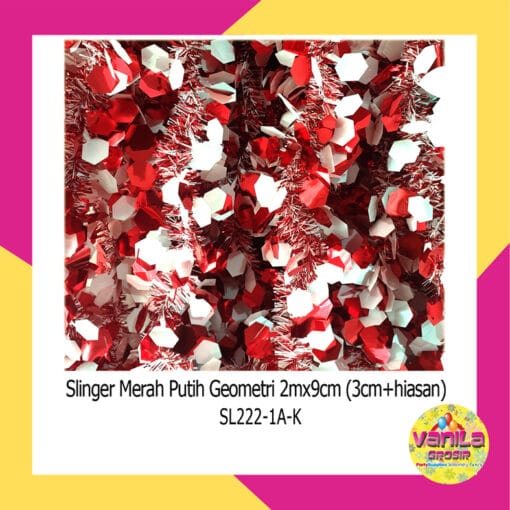 (1Pcs) Slinger Merah Putih