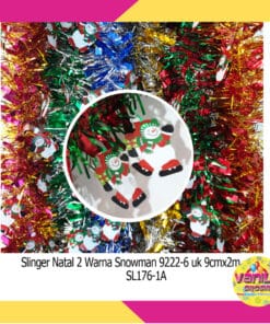 (1Pcs) Slinger Natal 2Warna Snowman