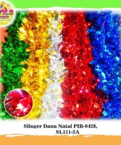 (1Pcs) Slinger Natal motif Daun