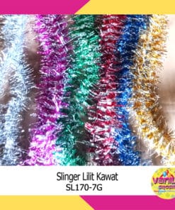 (1Pcs) Slinger Polos 2 warnna lilit Kawat