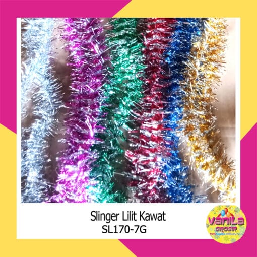 (1Pcs) Slinger Polos 2 warnna lilit Kawat