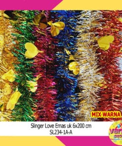 (1Pcs) Slinger Ujung Emas Love