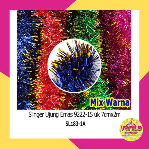(1Pcs) Slinger Ujung Emas