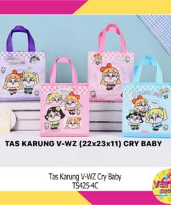 (1Pcs) Tas Karung Cry Baby Uk 22x23x11cm
