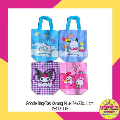 (1Pcs) Tas Karung M Uk 24x23x11cm