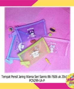 tempat pensil resleting lucu