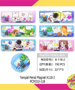 (1Pcs) Tempat Pensil Magnet Karakter