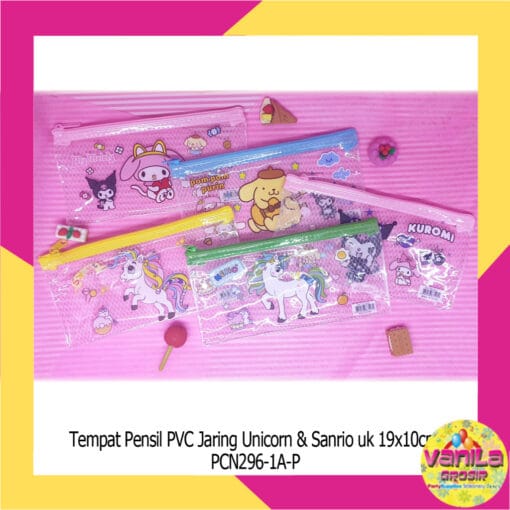 tempat pensil resleting lucu