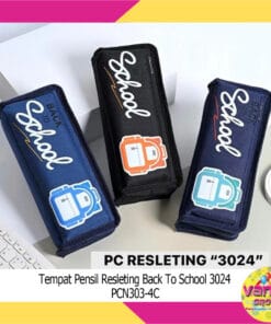 (1Pcs) Tempat Pensil Resleting