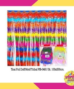 (1Pcs) Tirai Foil Doff Motif Tribal