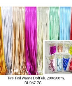 (1Pcs) Tirai Foil Doff