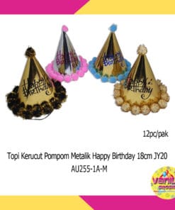 topi kerucut happy birthday