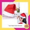 (1Pcs) Topi Natal Polos Dewasa