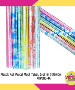 (1Roll Isi 10pcs) Plastik Roll Parcel Motif Tebal