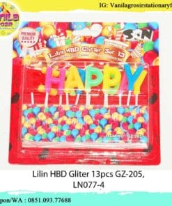 (1SET) LILIN HAPPY BIRTHDAY GLITTER