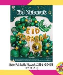 (1Set) Balon Foil Set Eid Mubarok