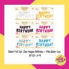 (1Set) Balon Foil Set Happy Birthday
