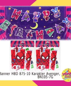 (1Set) Banner Karakter Avenger