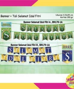 (1Set) Banner Selamat Idul Fitri