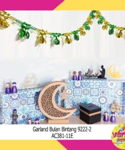 Hiasan Gantung Bulan Bintang