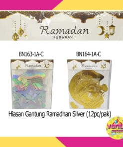 (1Set) Hiasan Gantung Ramadhan Gold