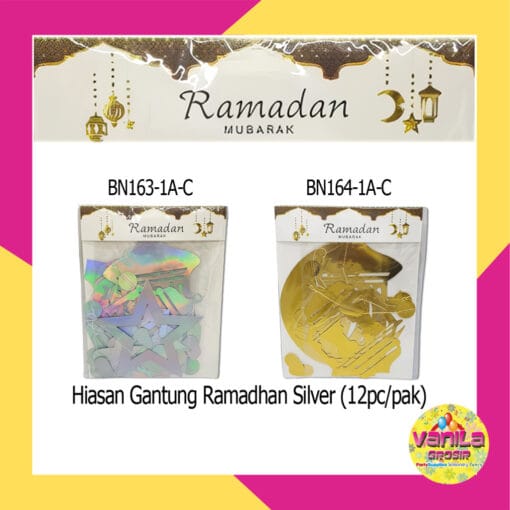 (1Set) Hiasan Gantung Ramadhan Gold