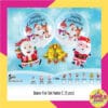 (1Set Isi 5Pcs) Balon Foil Set Natal C