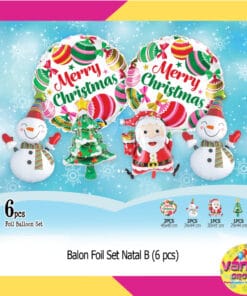balon foil Merry christmas
