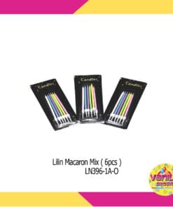 (1Set Isi 6Pcs) Lilin Macaron MIX
