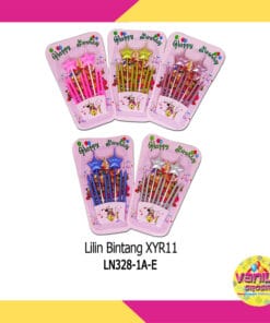 (1Set) Lilin HBD Bintang