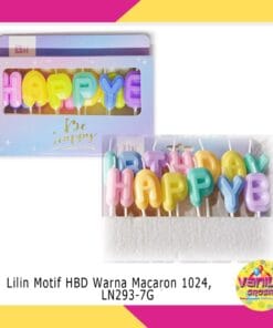 (1Set) Lilin Motif HBD Macaron