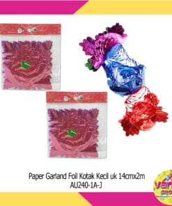 (1Set) Paper Garland Kotak Kecil