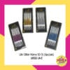 (1Set isi 6pcs) Lilin Gliter Warna