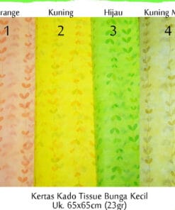 1lmbr kertas kado tissue bucket bunga