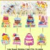 20 pcs CAKE TOPPER BIRTHDAY CAKE CT02