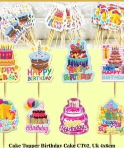 20 pcs CAKE TOPPER BIRTHDAY CAKE CT02