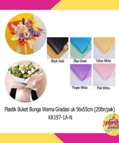 (20Lembar) Kertas Kado Buket Gradasi