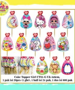 20Pcs Cake Topper Karakter